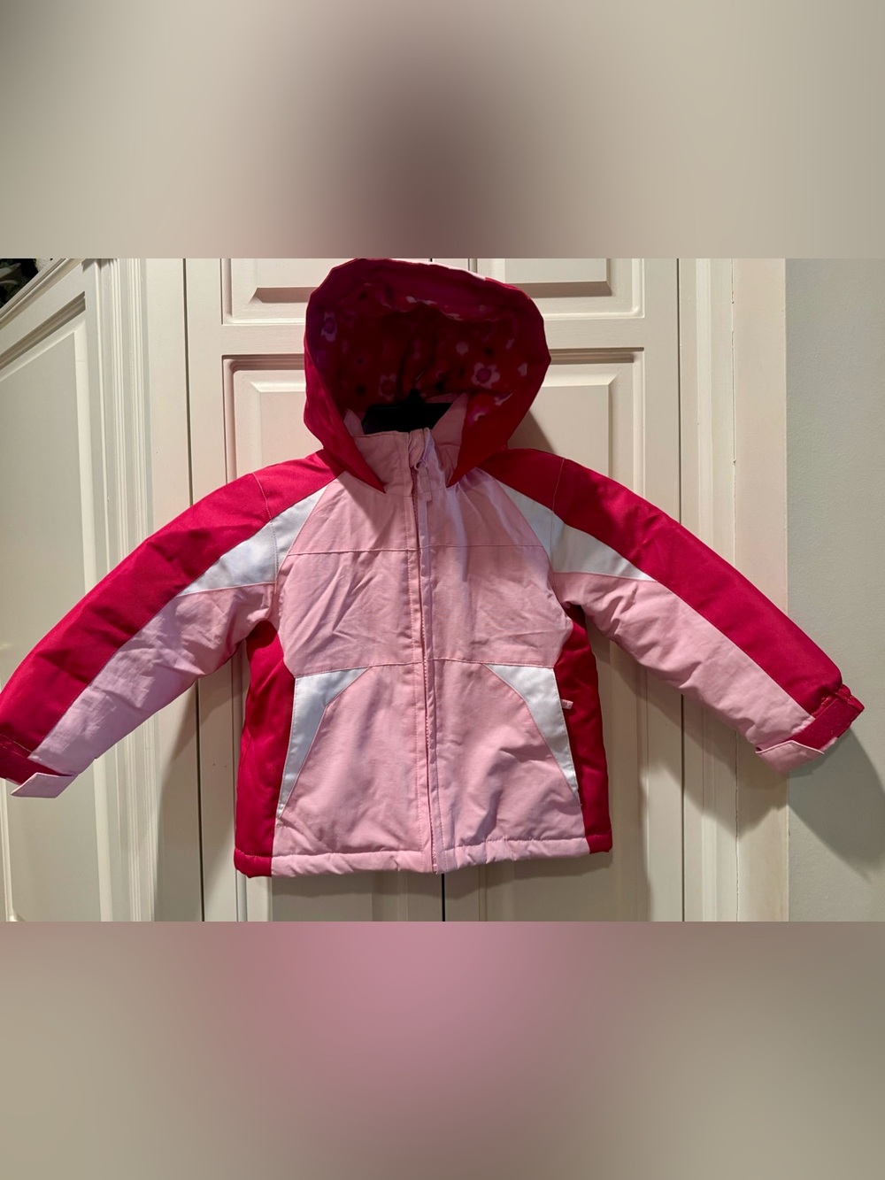 Girl’s Wonderkids Pink Hooded Jacket - Size 24 Months / 2T